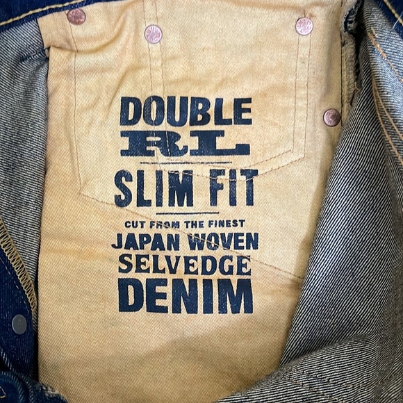 Double RL RRL Slim fit jeans 34x34 *SOLD - Picture 10 of 10